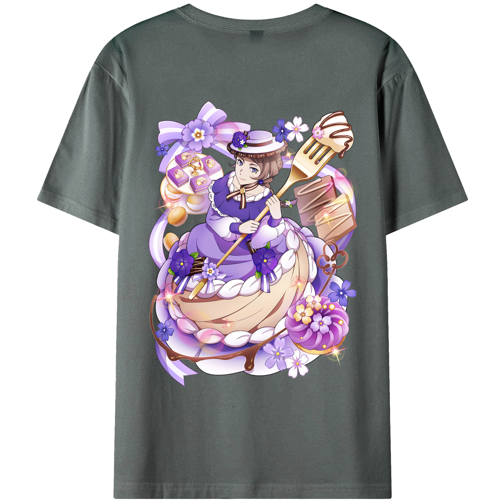 （画像用） 文豪ストレイドッグス Bungo Stray Dogs 綿100％ メンズ半袖Tシャツ（バックプリント） 通気性